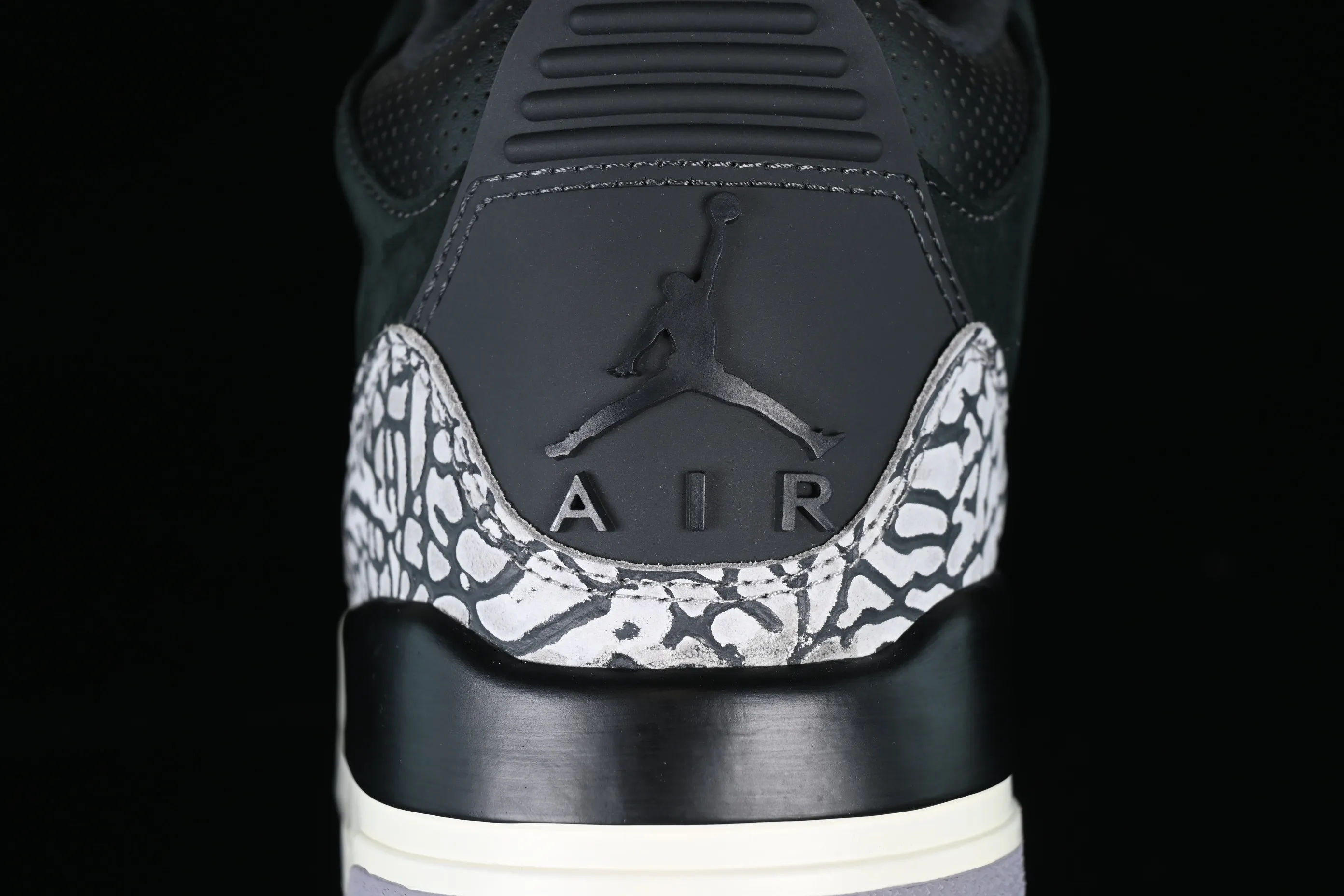 All categories Air Jordan Jordan series basketball shoes Air Jordan 3 foreign trade version Air Jordan 3 Retro "Off Noir" AJ3 Joe 3 old black cement CK9246-001